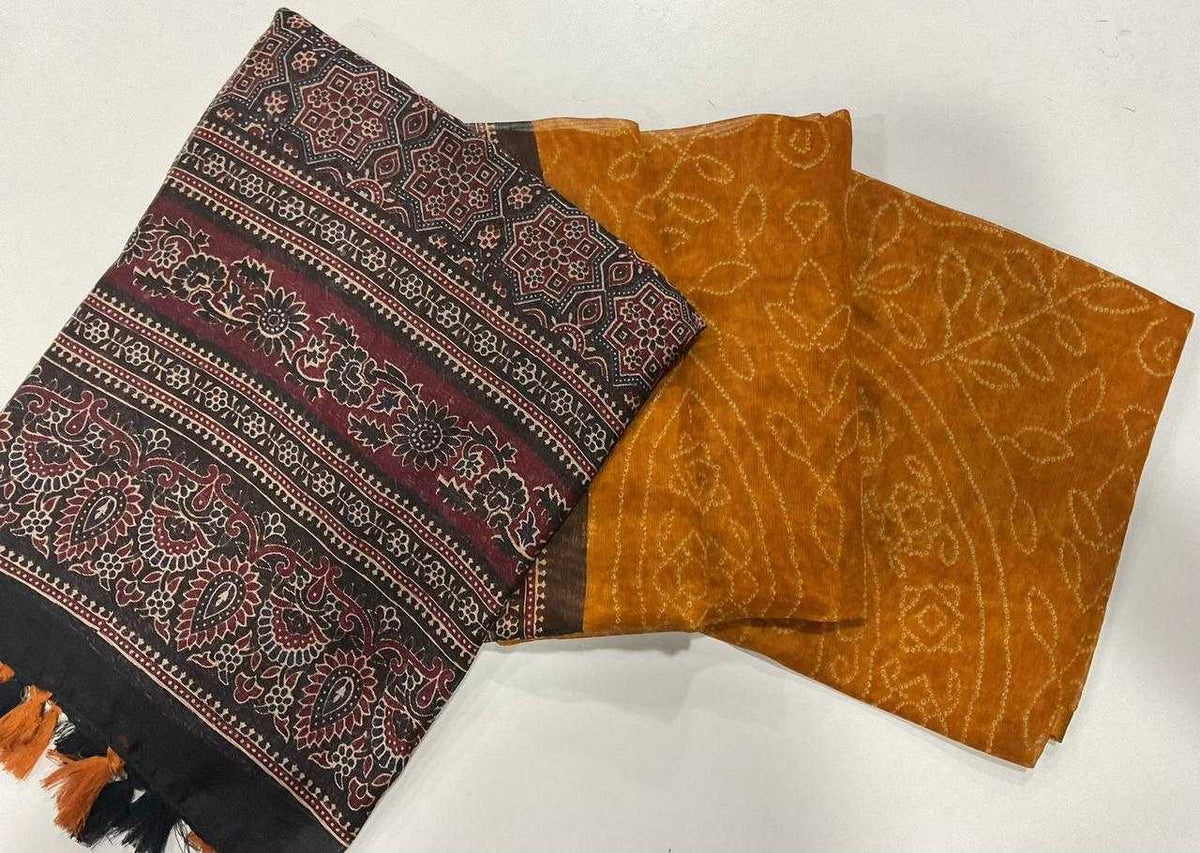 Linen Designer Saree