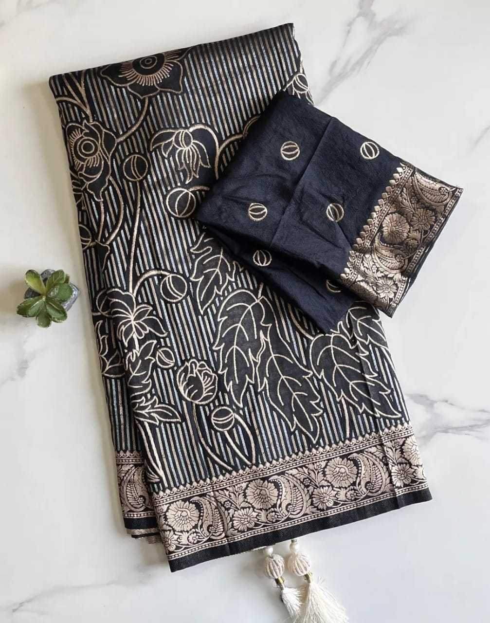 Crepe Designer Saree