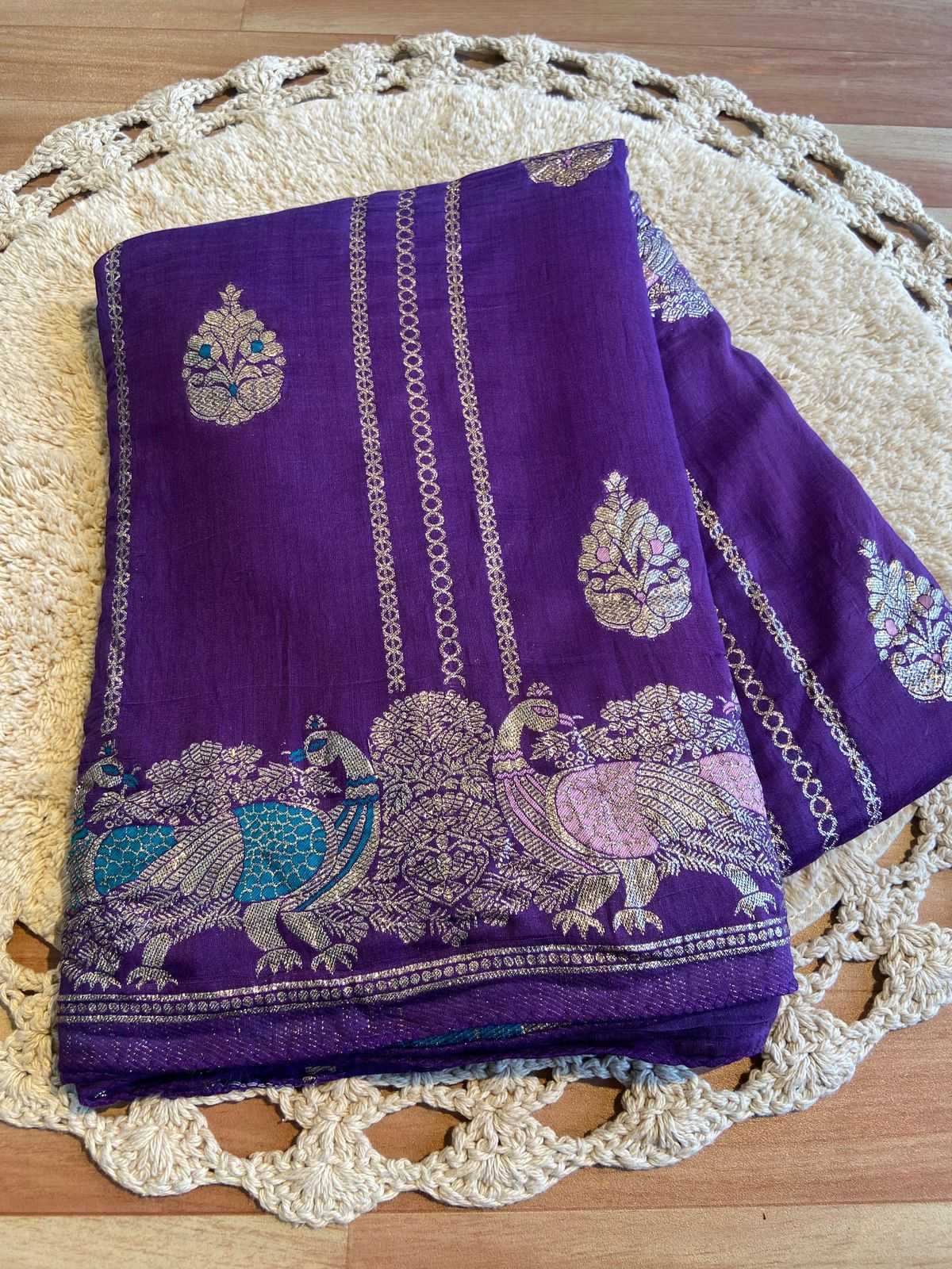 Russian Silk Designer Saree