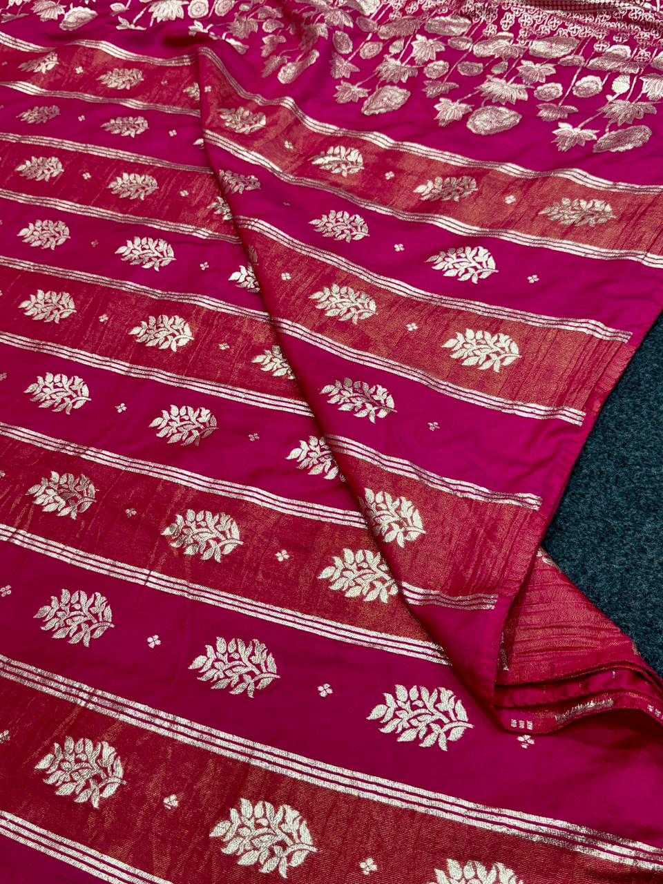 Russian Silk Designer Saree