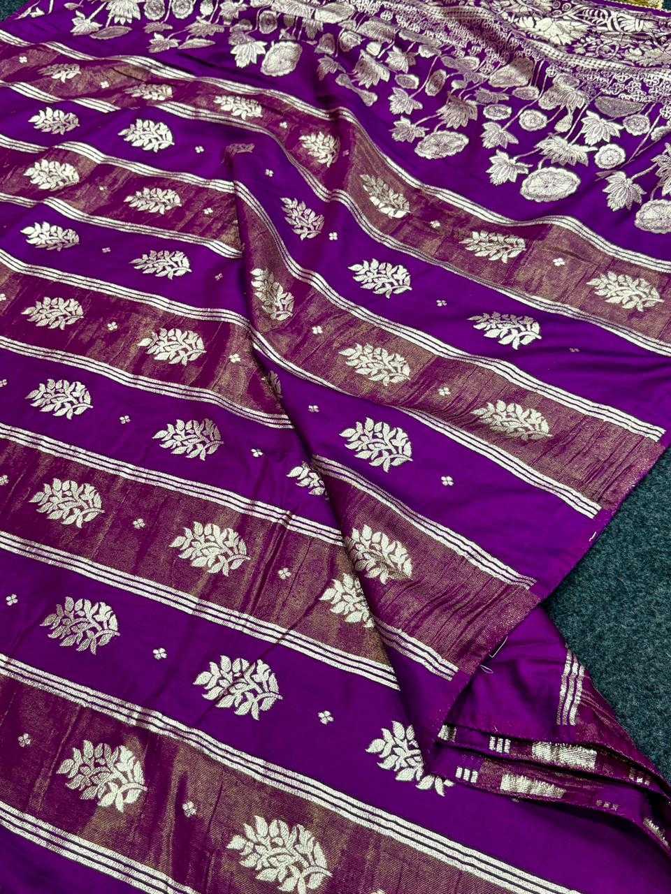 Russian Silk Designer Saree