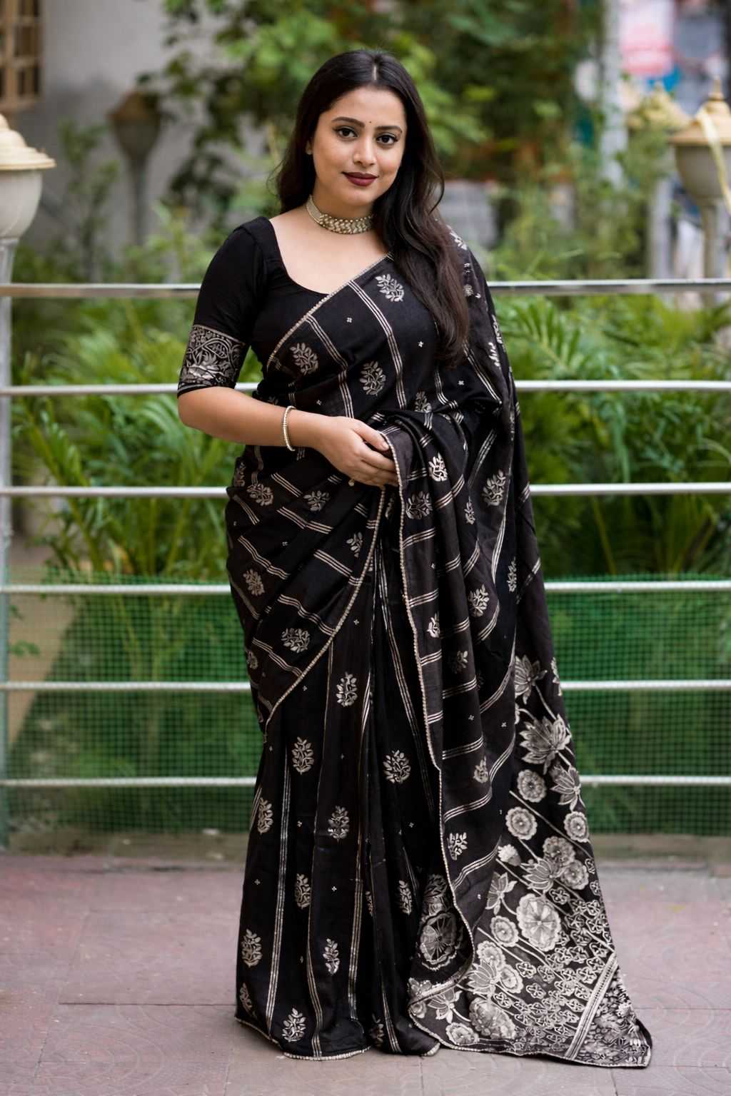 Russian Silk Designer Saree