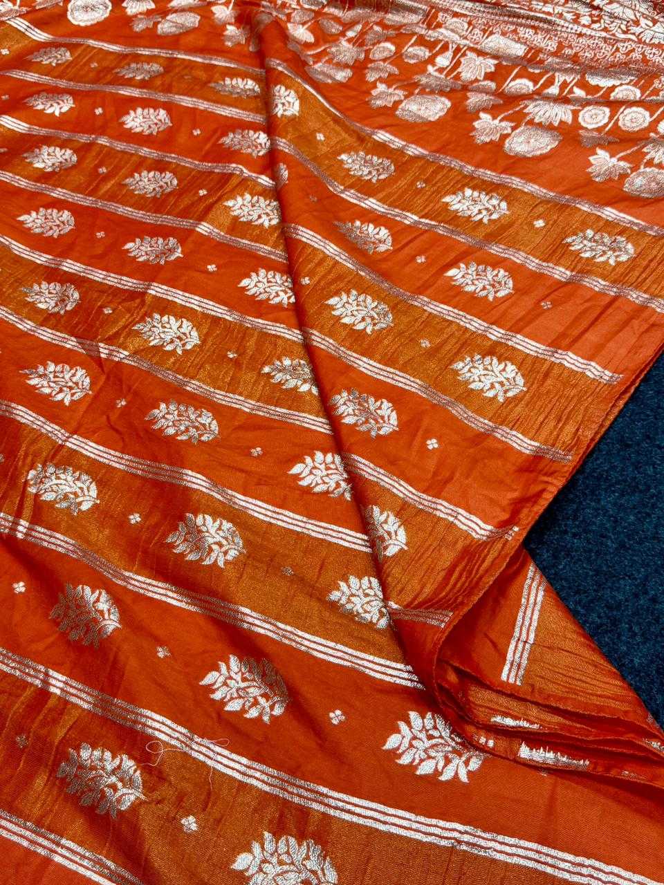 Russian Silk Designer Saree