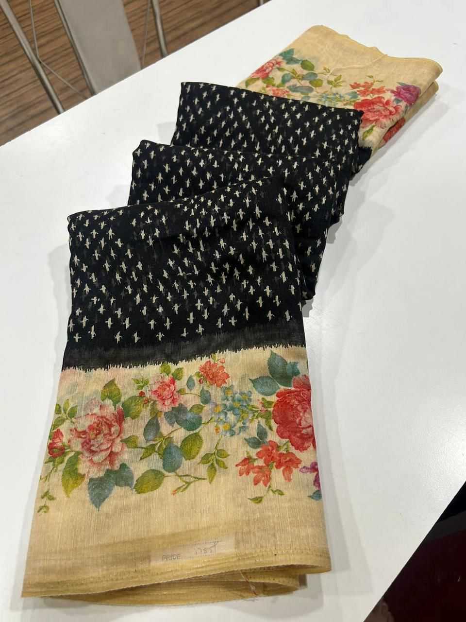 Linen Fancy Saree