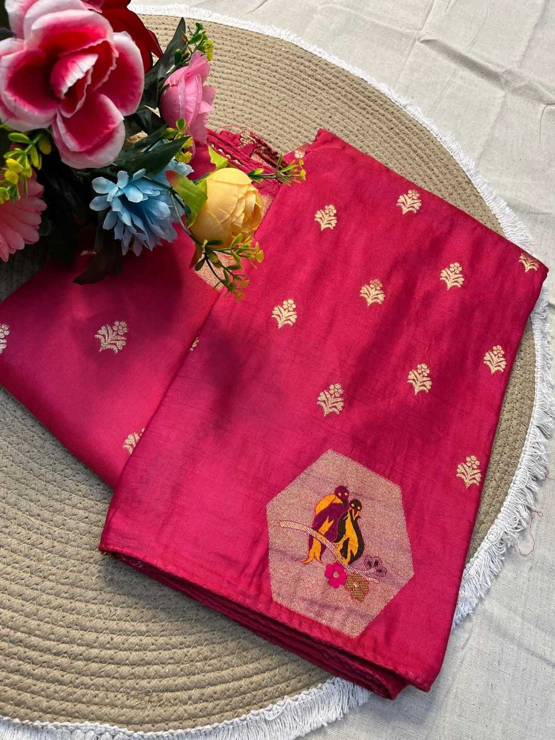 Vrinda Russian Silk Soft Saree