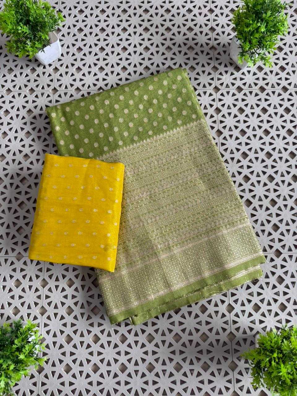 Crepe Silk Butta Saree