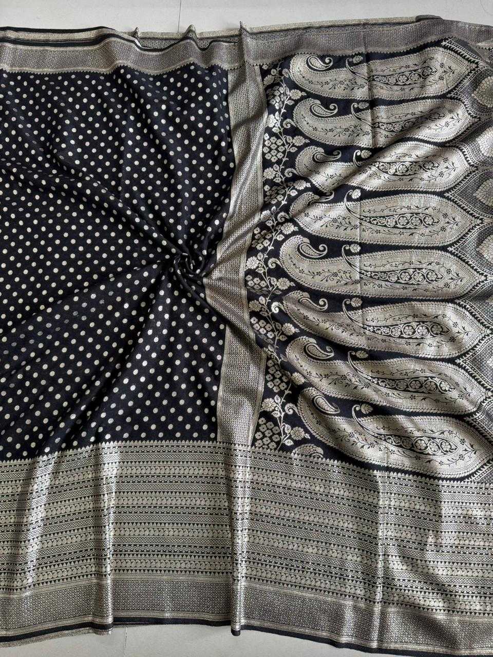 Crepe Silk Butta Saree