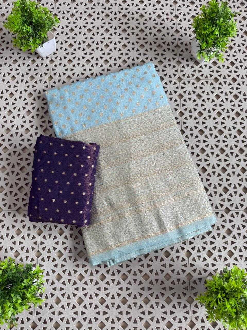Crepe Silk Butta Saree