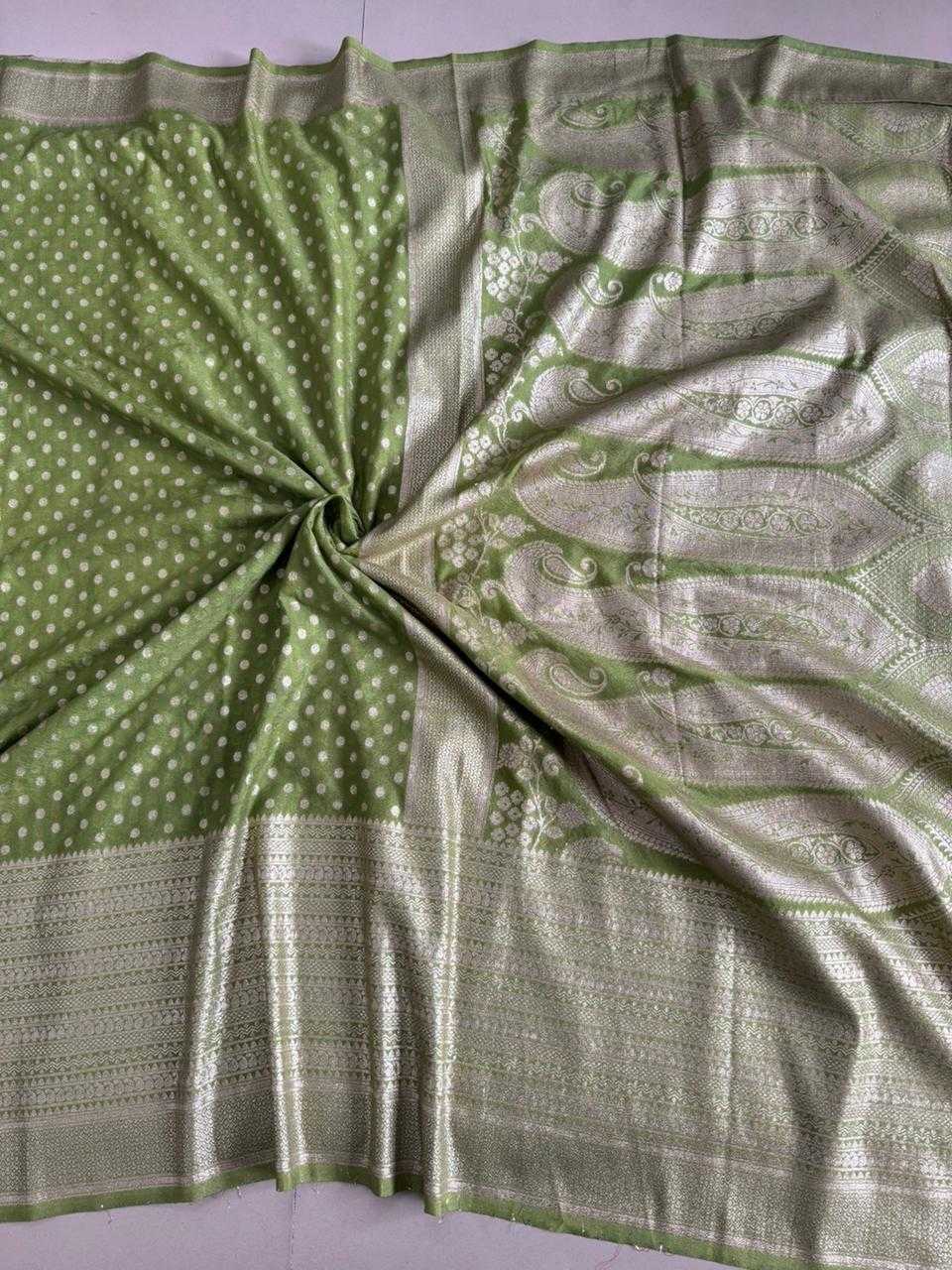 Crepe Silk Butta Saree