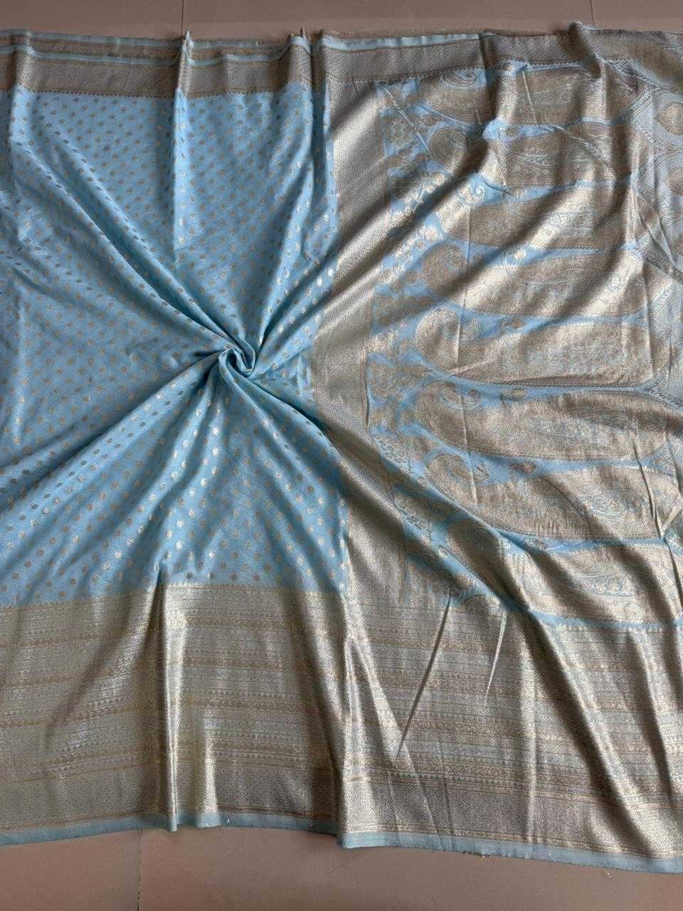 Crepe Silk Butta Saree