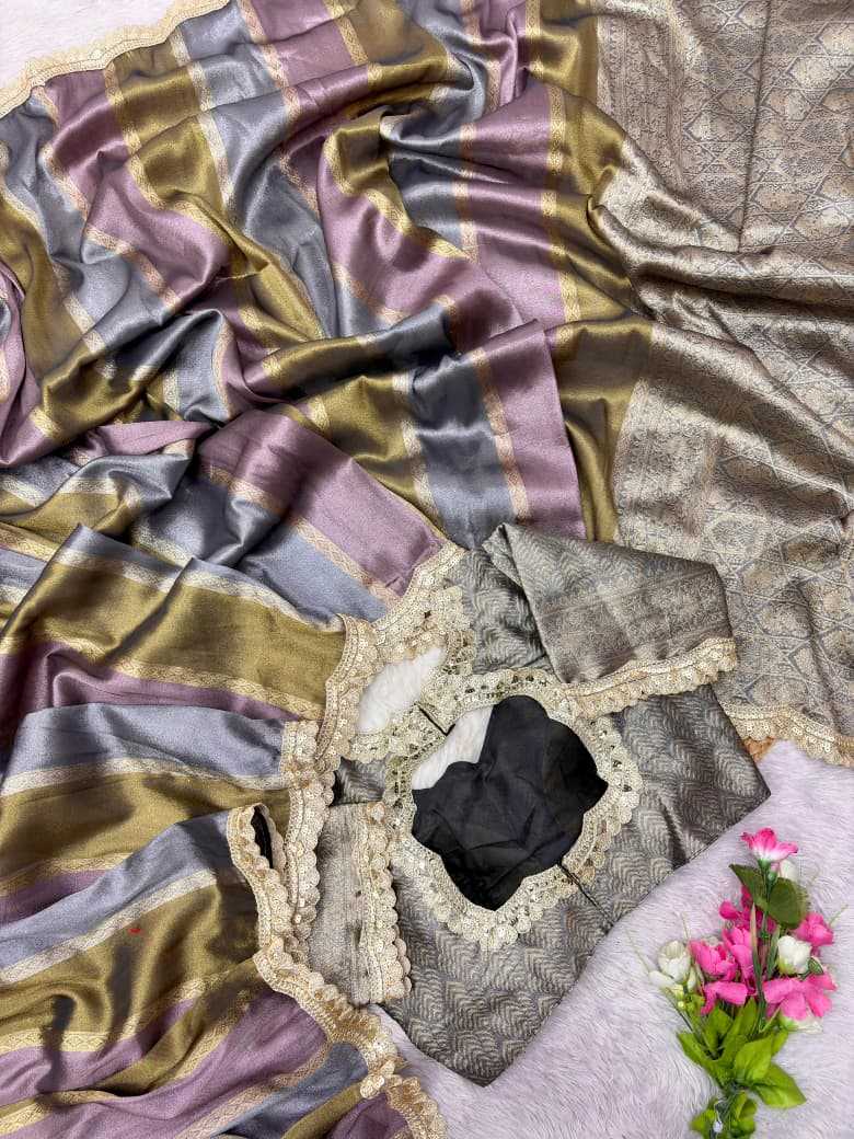 Lace Border Saree