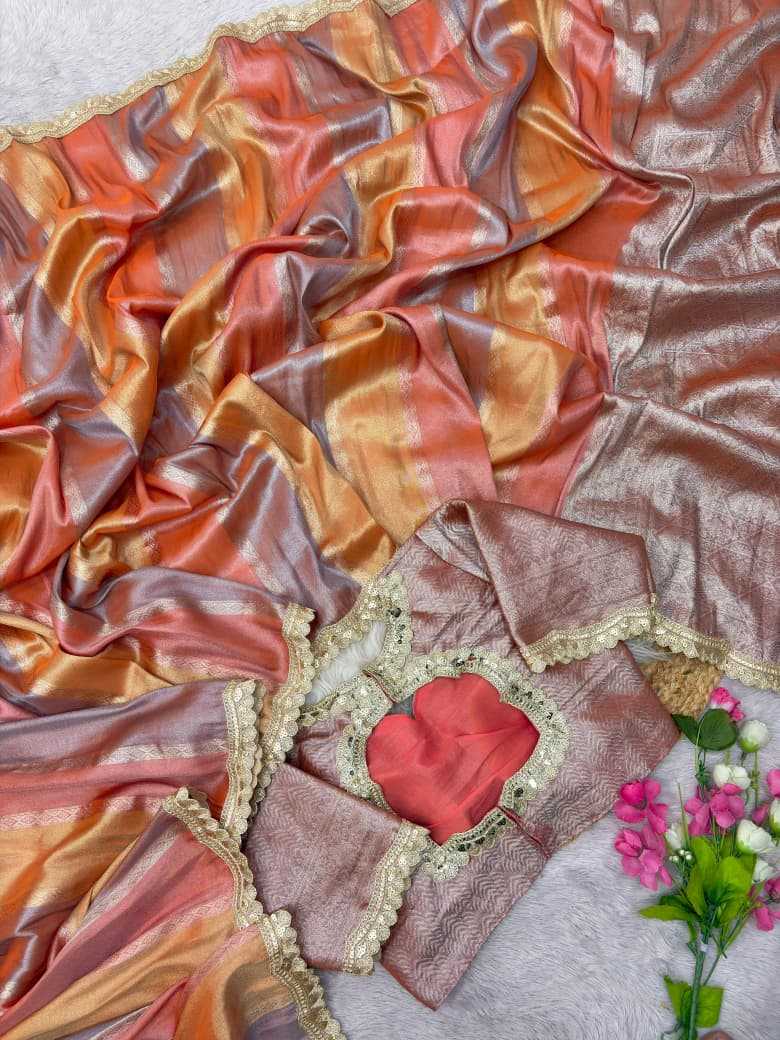 Lace Border Saree