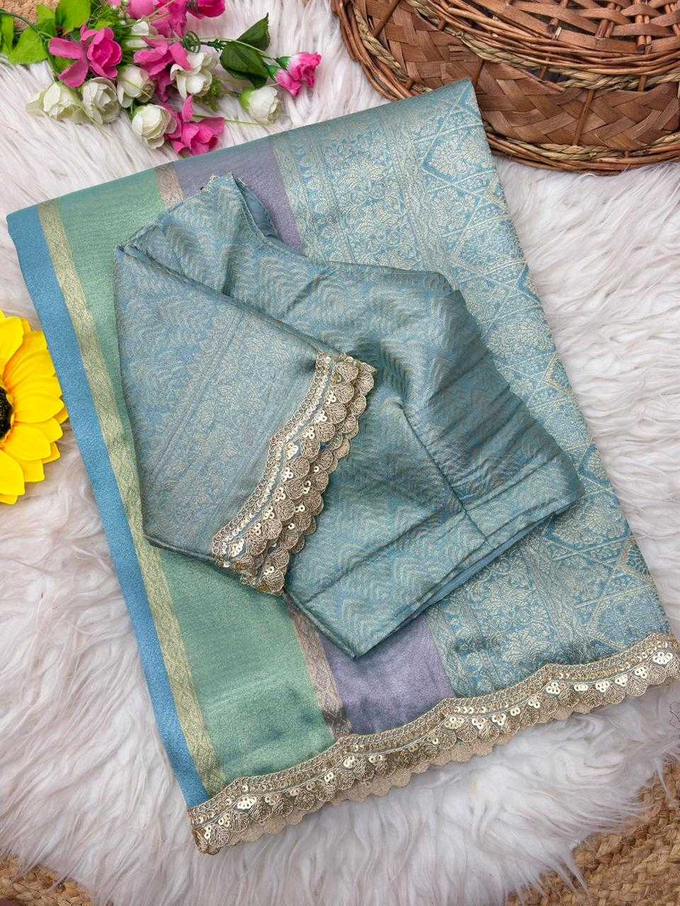 Lace Border Saree