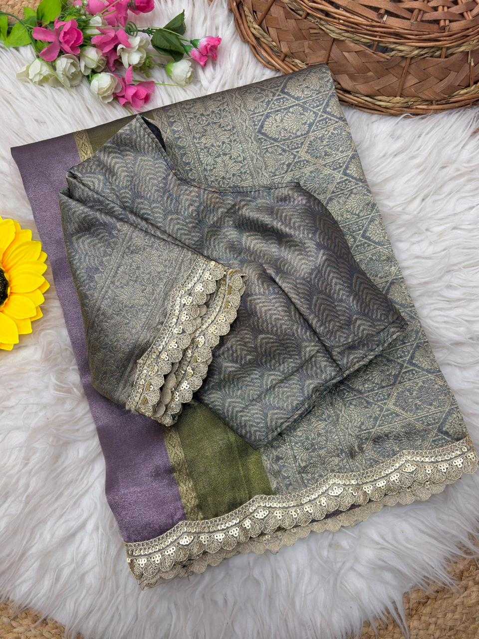 Lace Border Saree