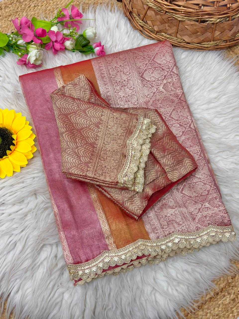 Lace Border Saree