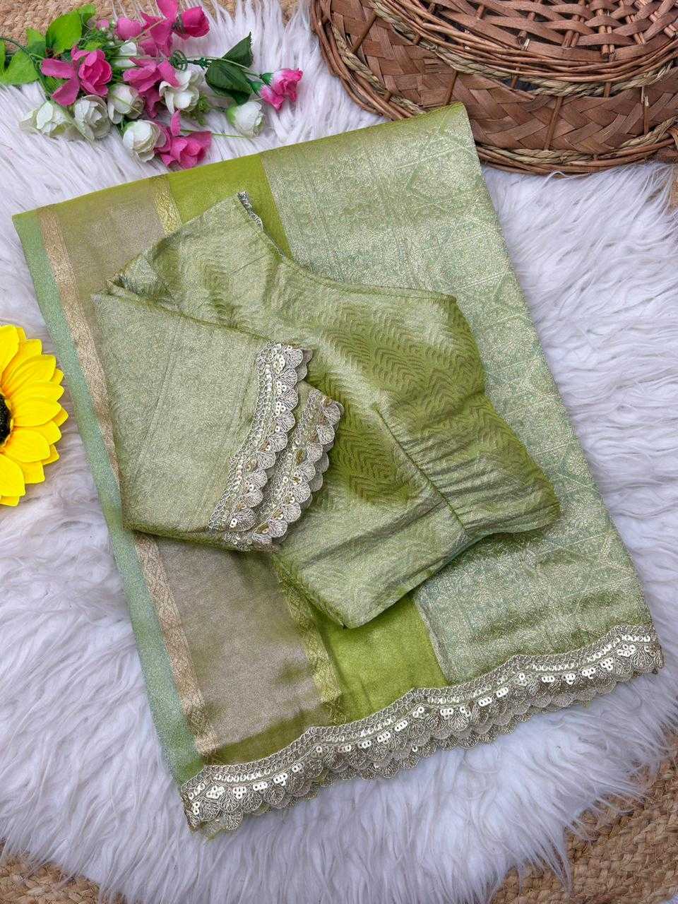 Lace Border Saree