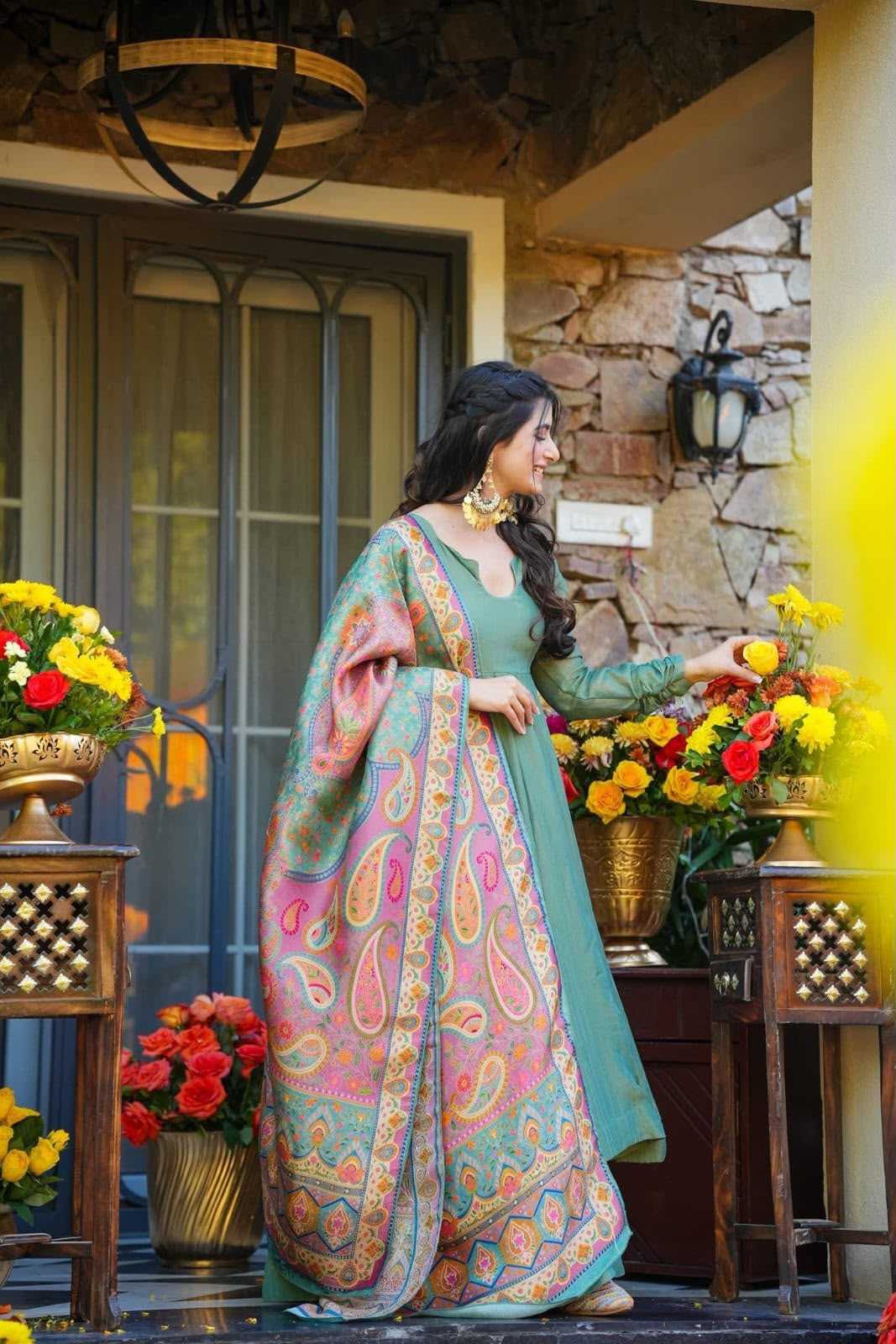 Silk Palazzo Suit