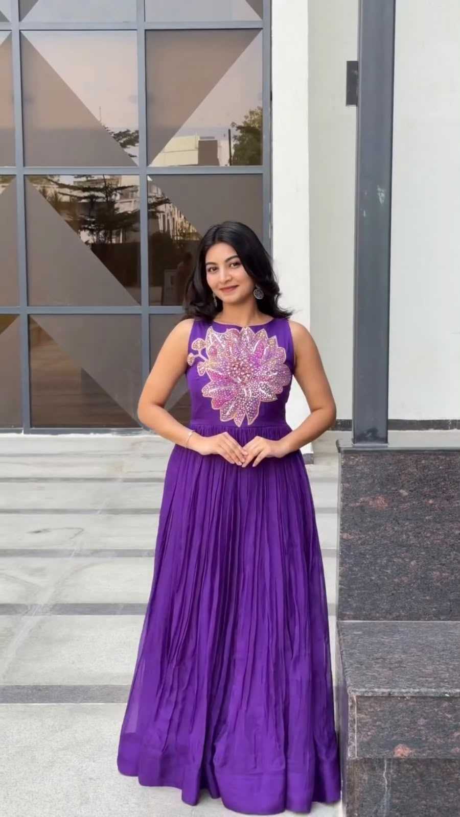 Printed Gown
