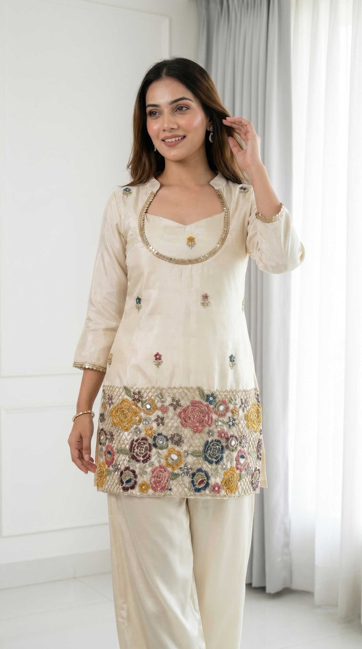 Chinon Embroidery Suit