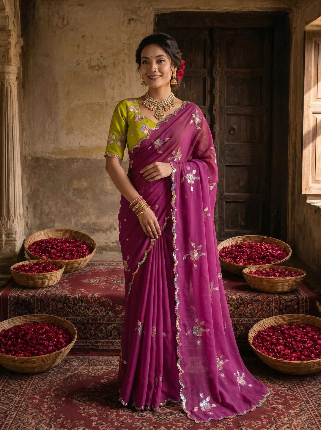 Georgette Designer Saree