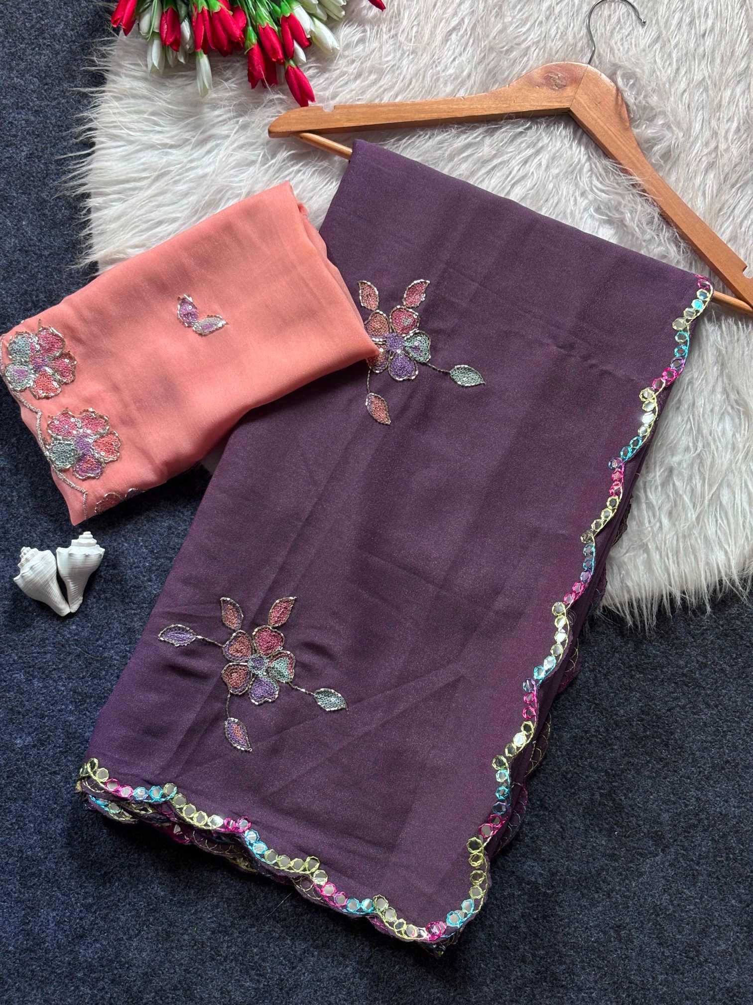 Georgette Designer Saree