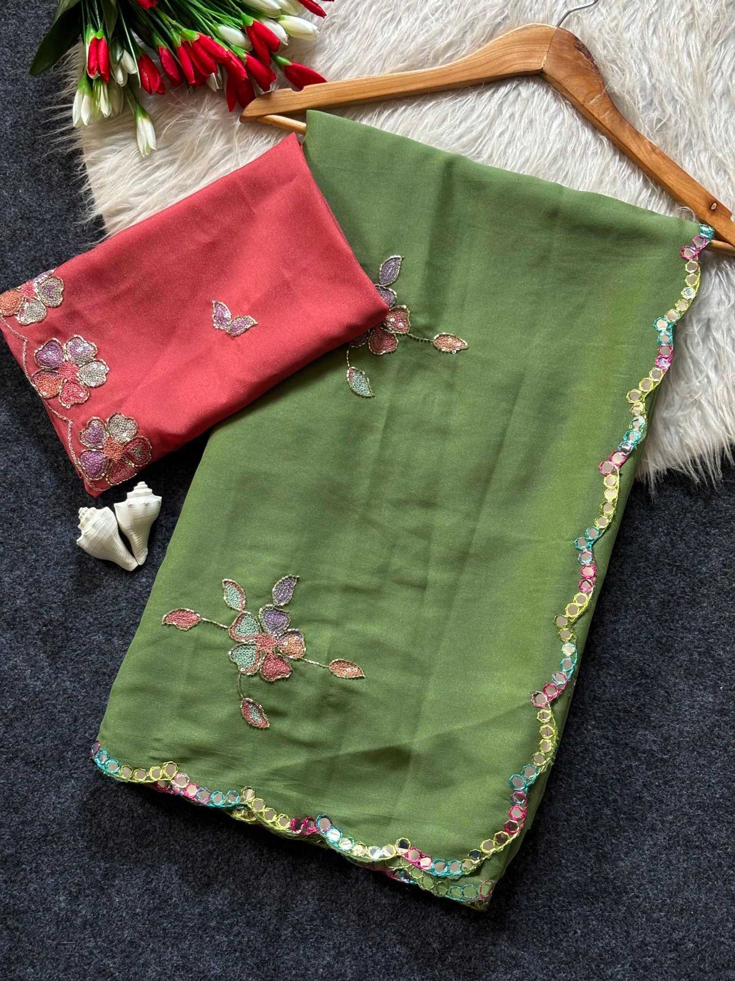 Georgette Designer Saree