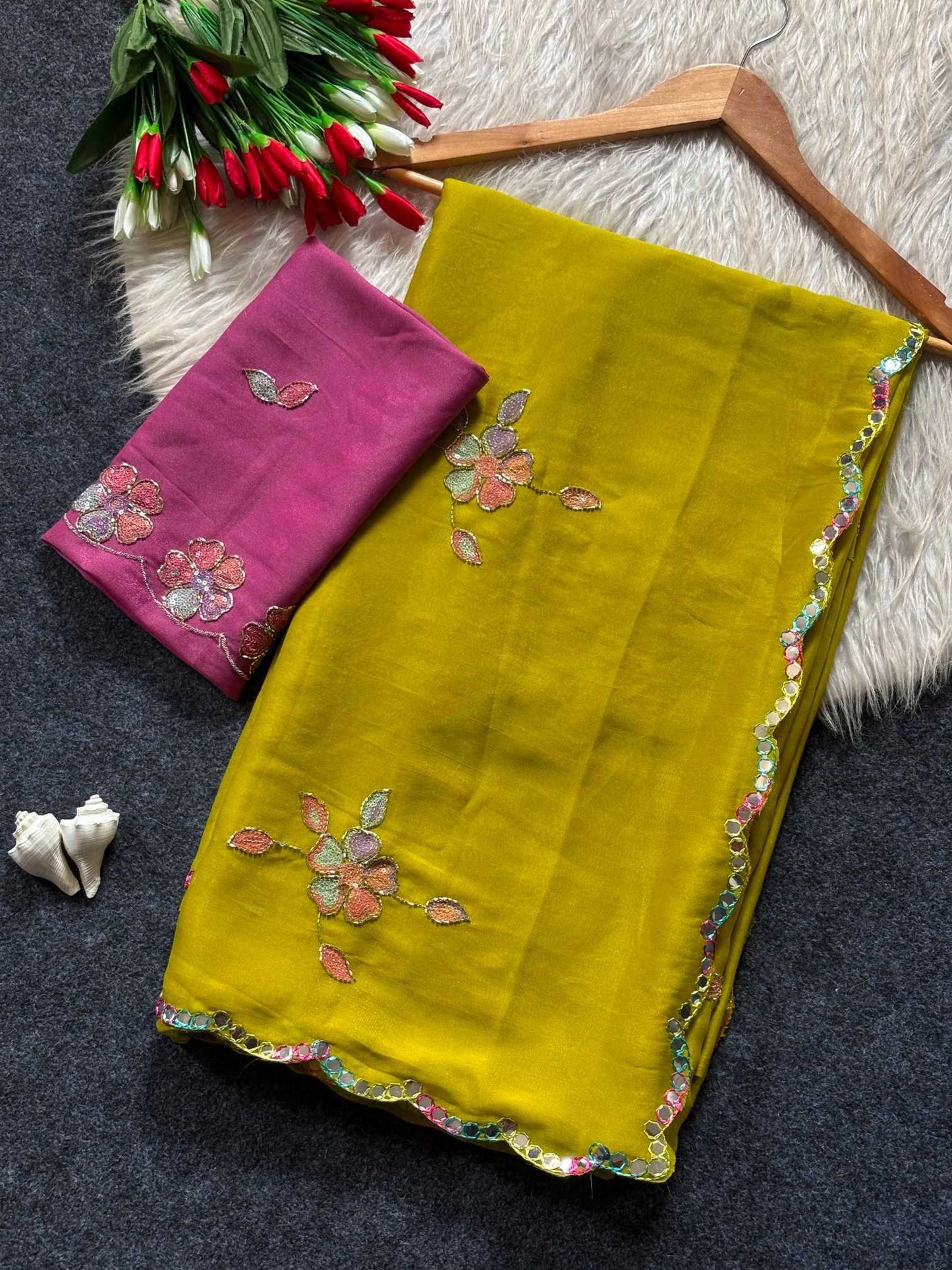 Georgette Designer Saree