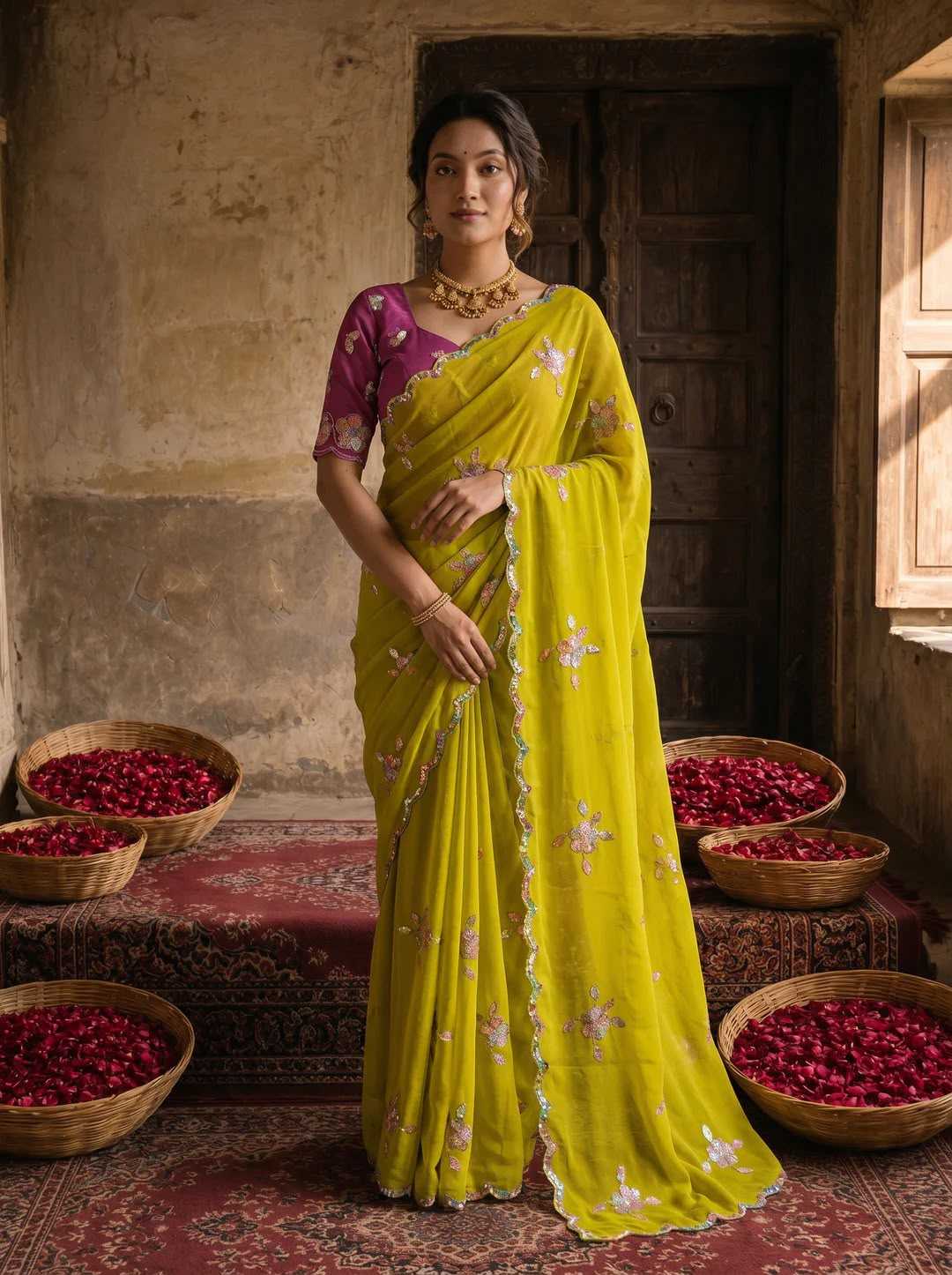 Georgette Designer Saree