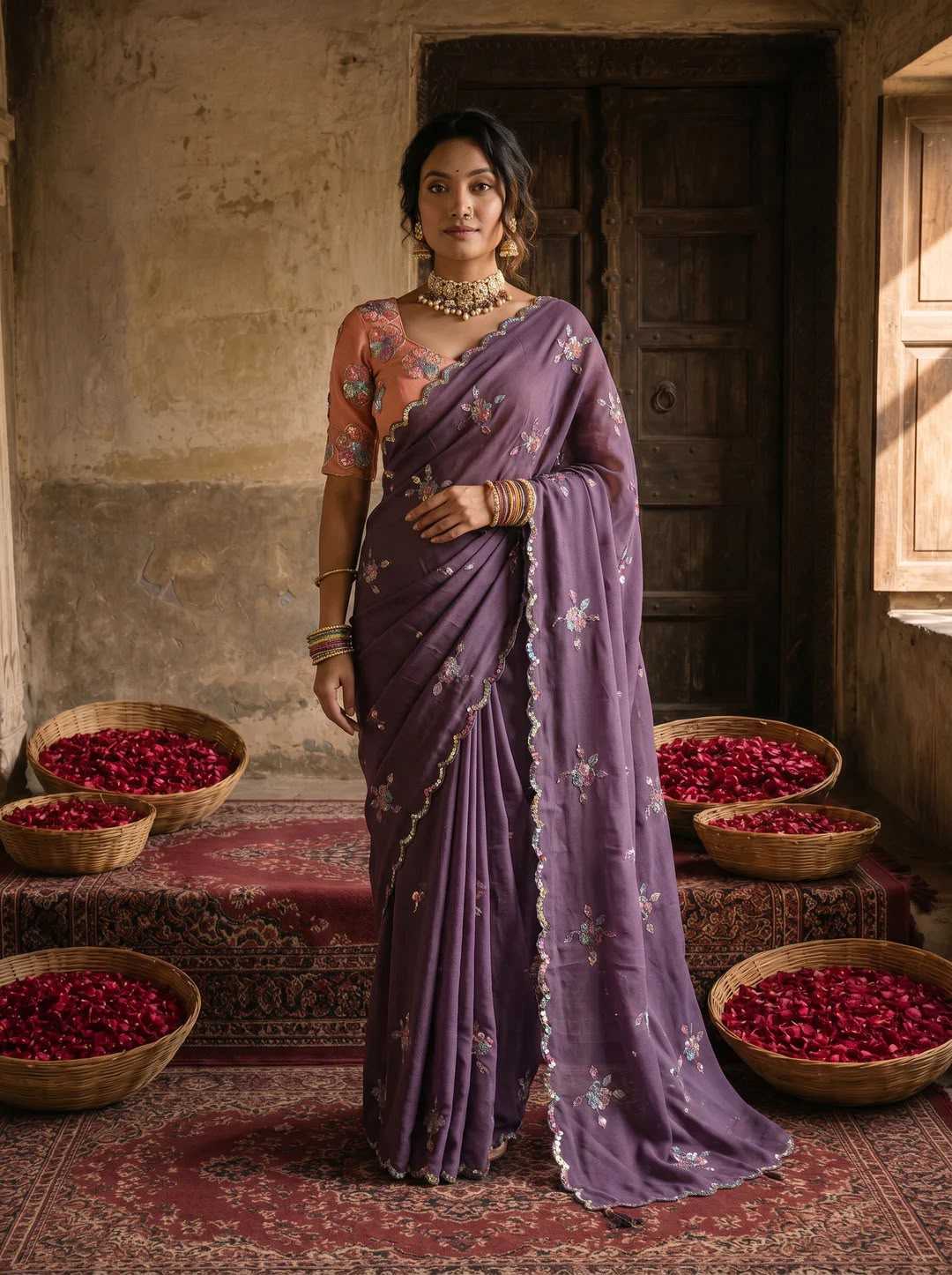 Georgette Designer Saree