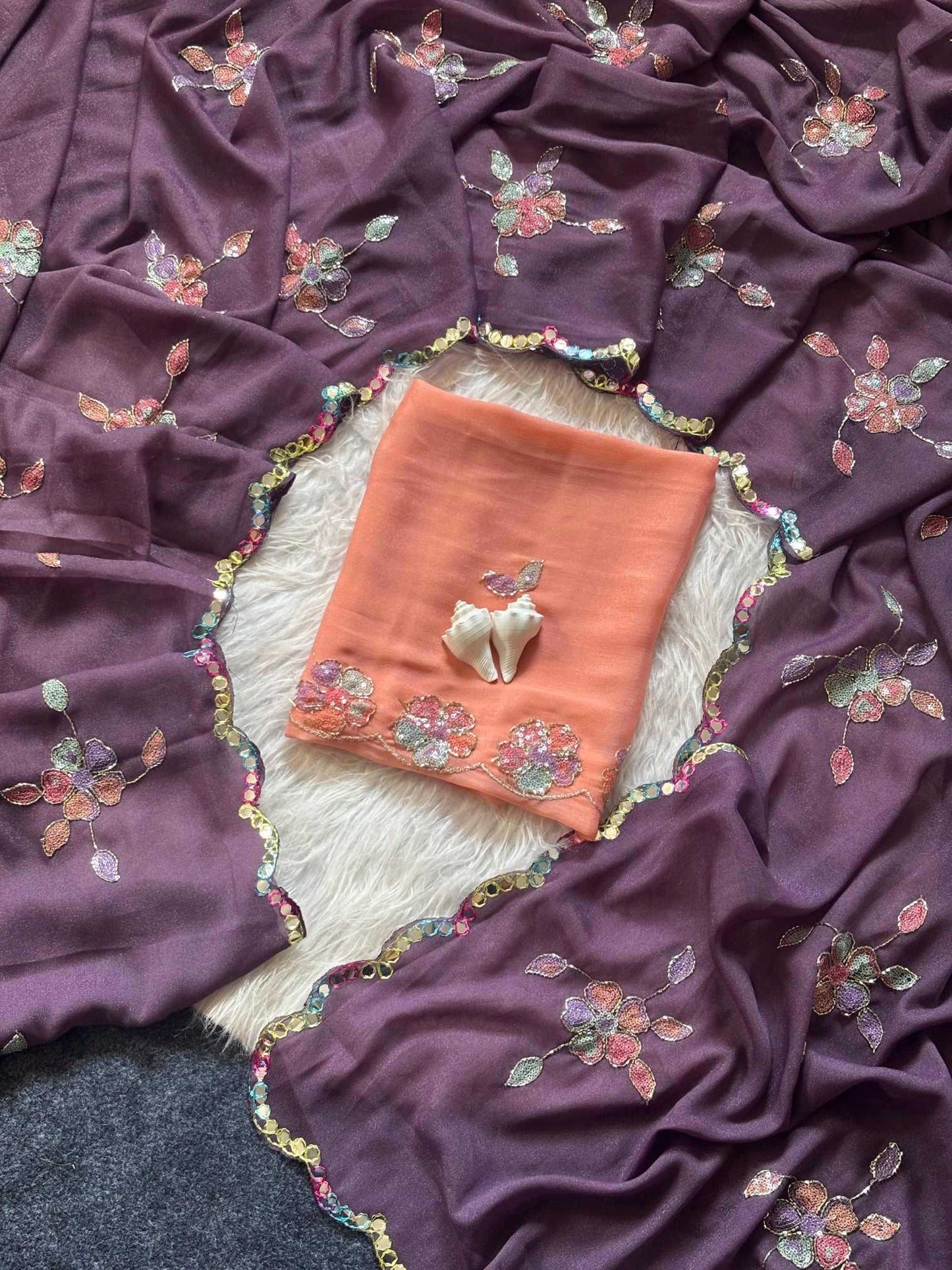 Georgette Designer Saree