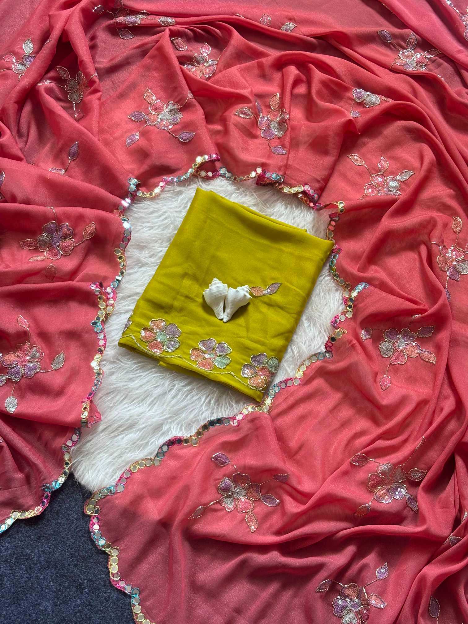 Georgette Designer Saree
