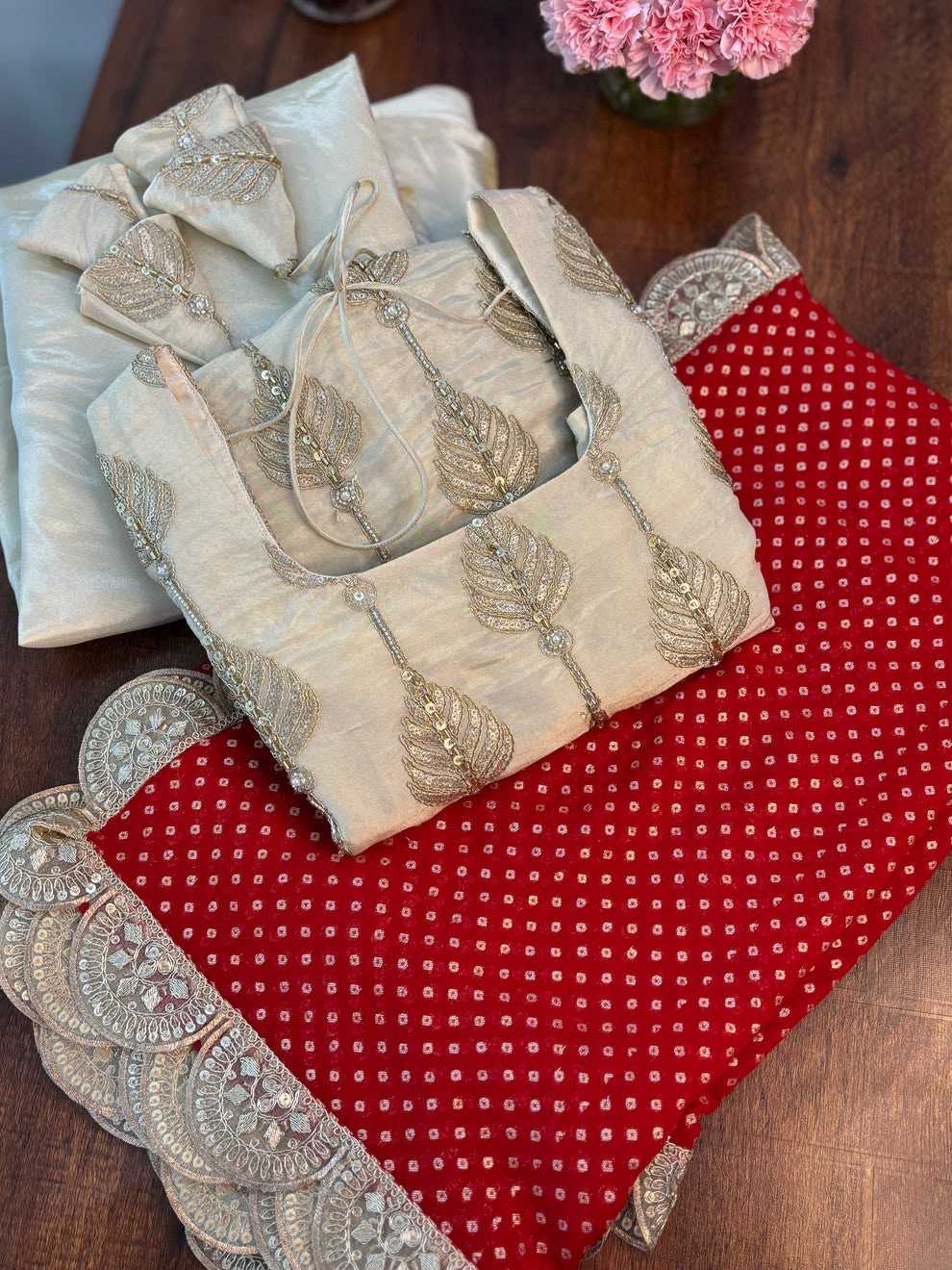 Soft Cotton Embroidery Suit