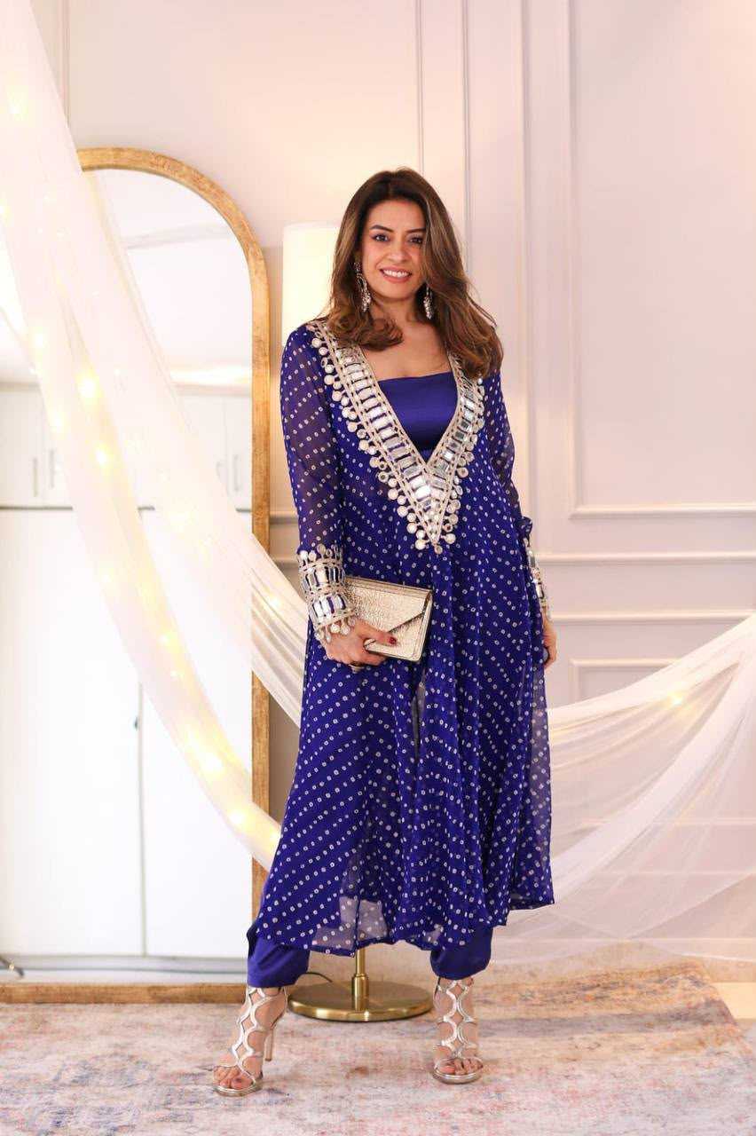 Real Georgette Designer Kurti