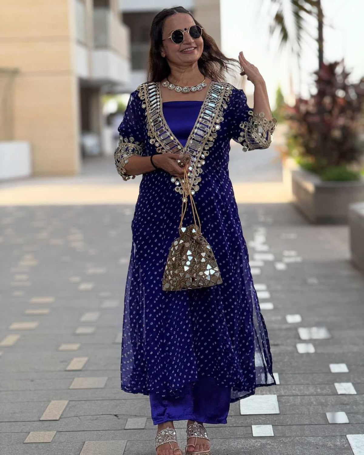 Real Georgette Designer Kurti