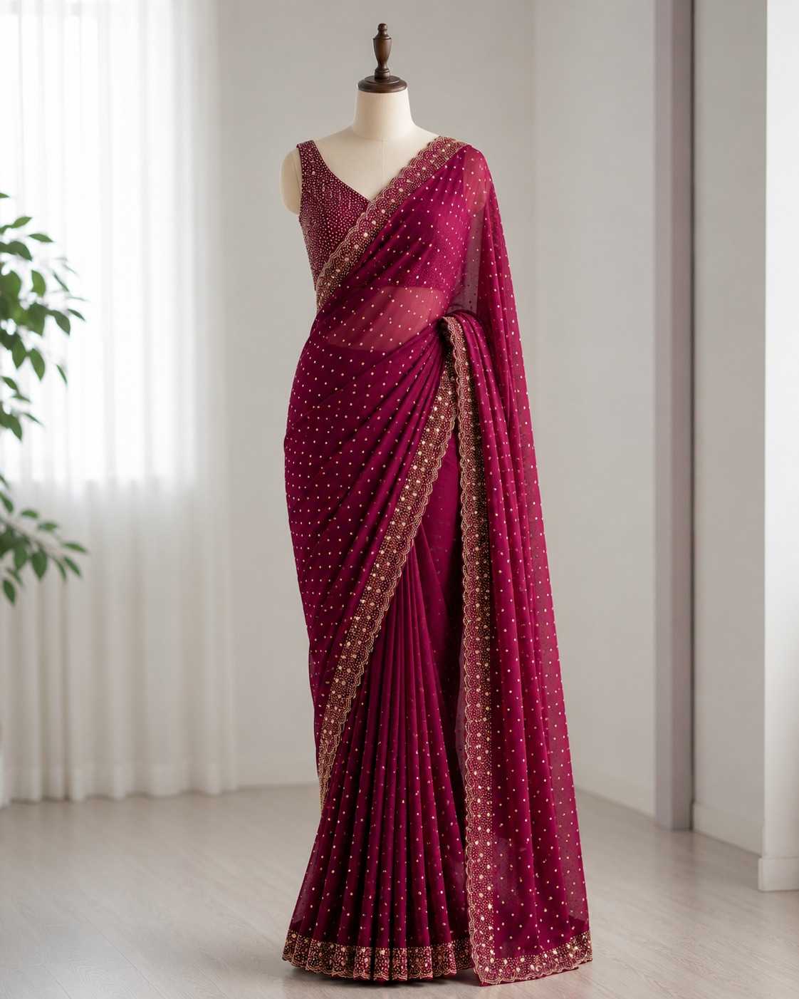 Party Wear Silk Saree