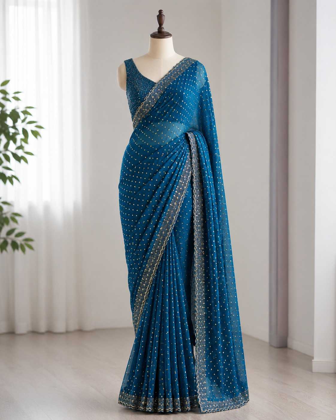 Party Wear Silk Saree