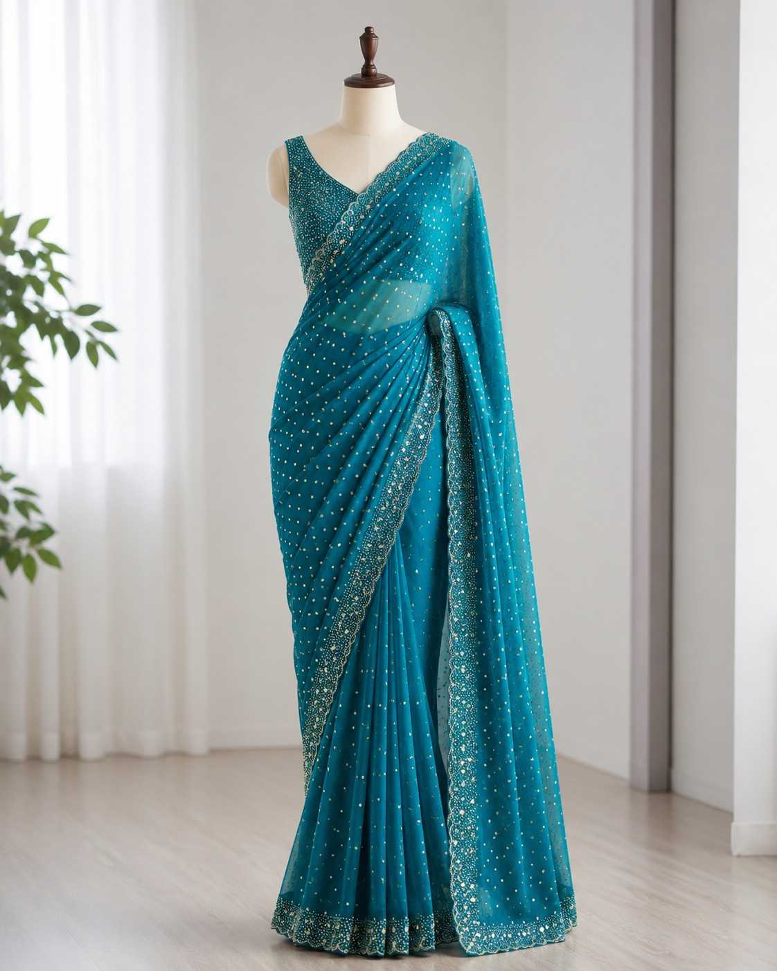 Party Wear Silk Saree