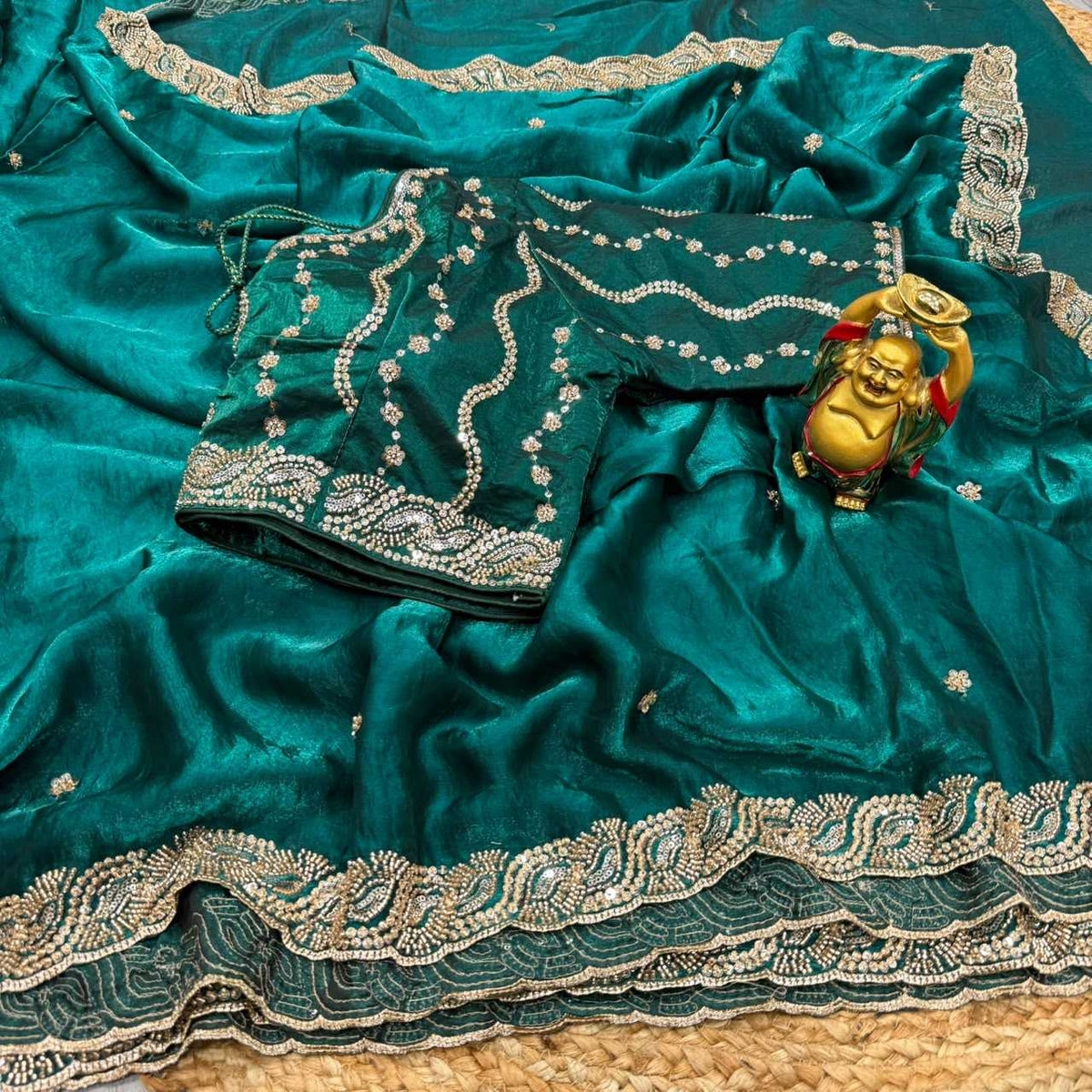 Space Silk Handloom Saree