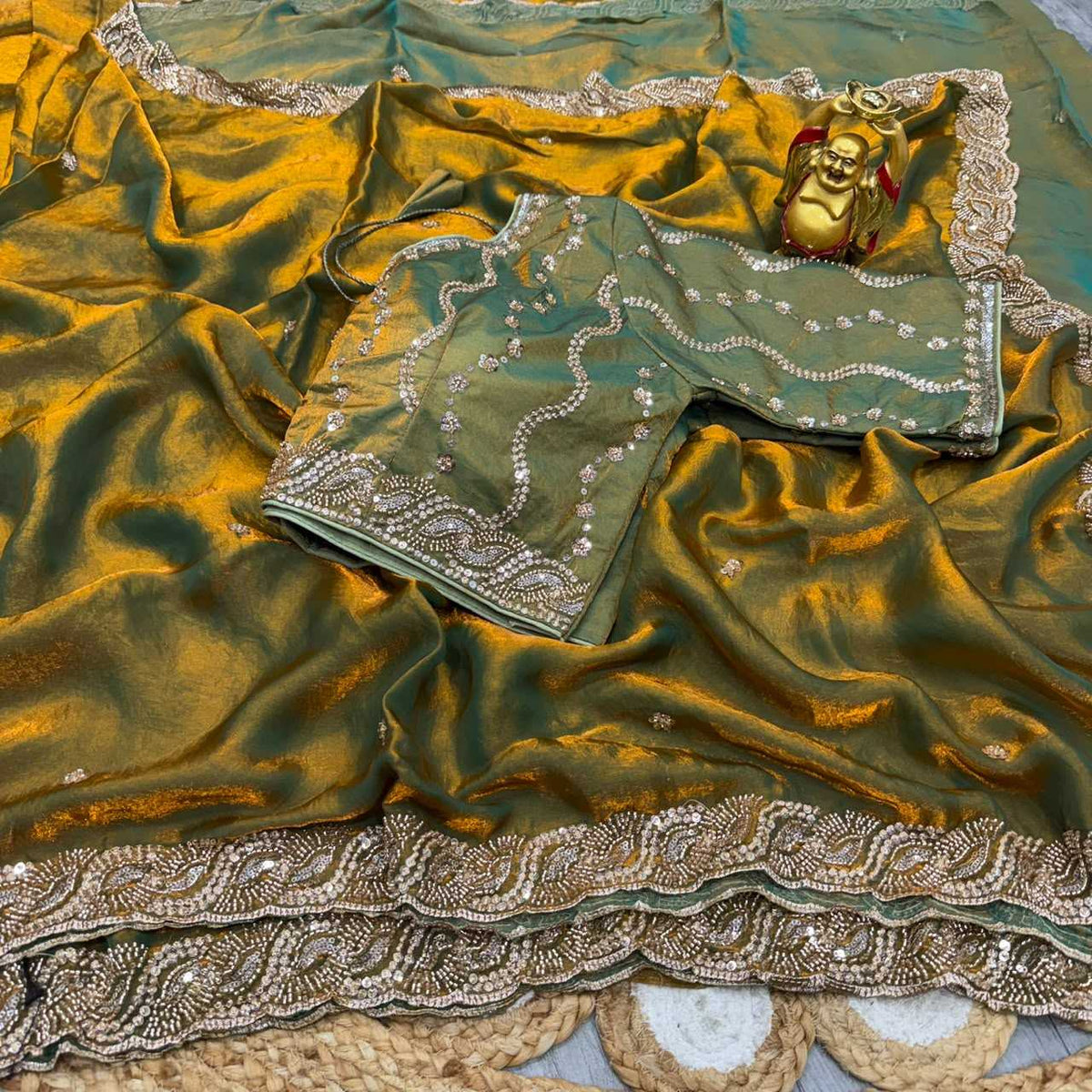 Space Silk Handloom Saree