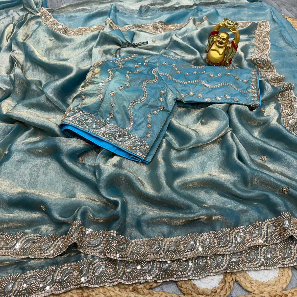 Space Silk Handloom Saree