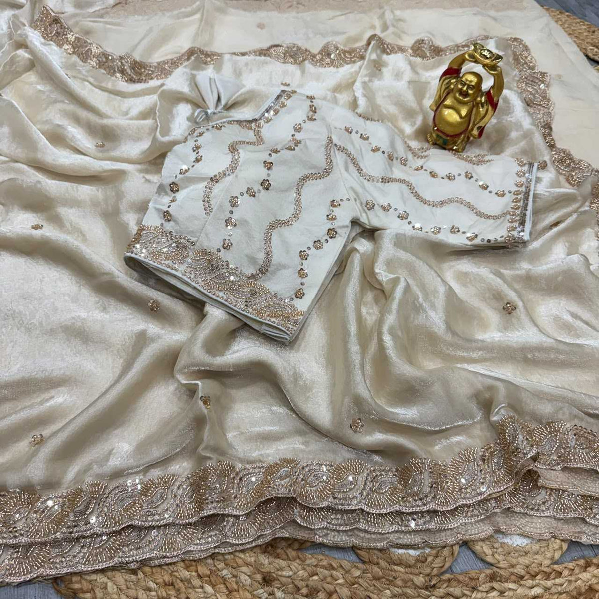 Space Silk Handloom Saree