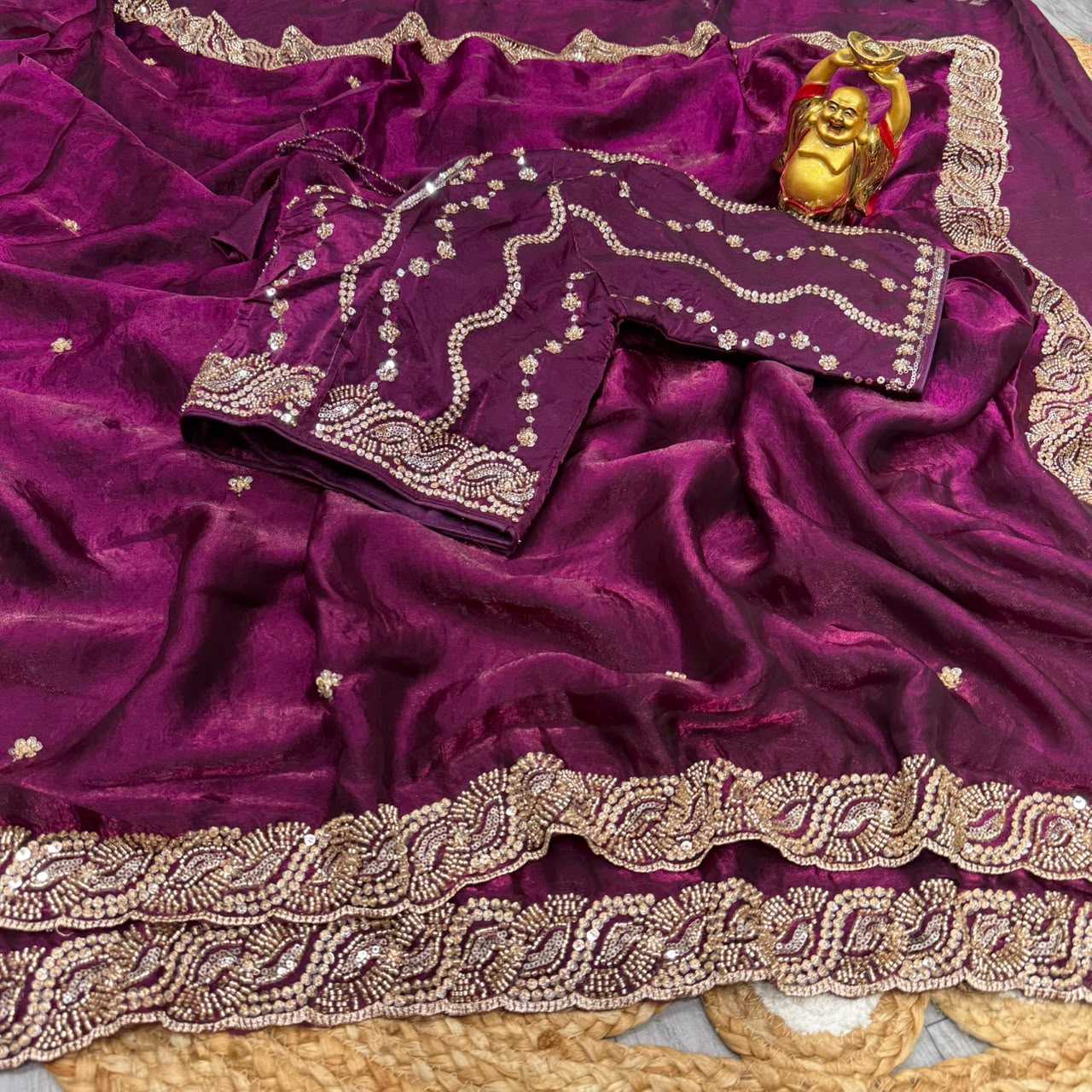 Space Silk Handloom Saree