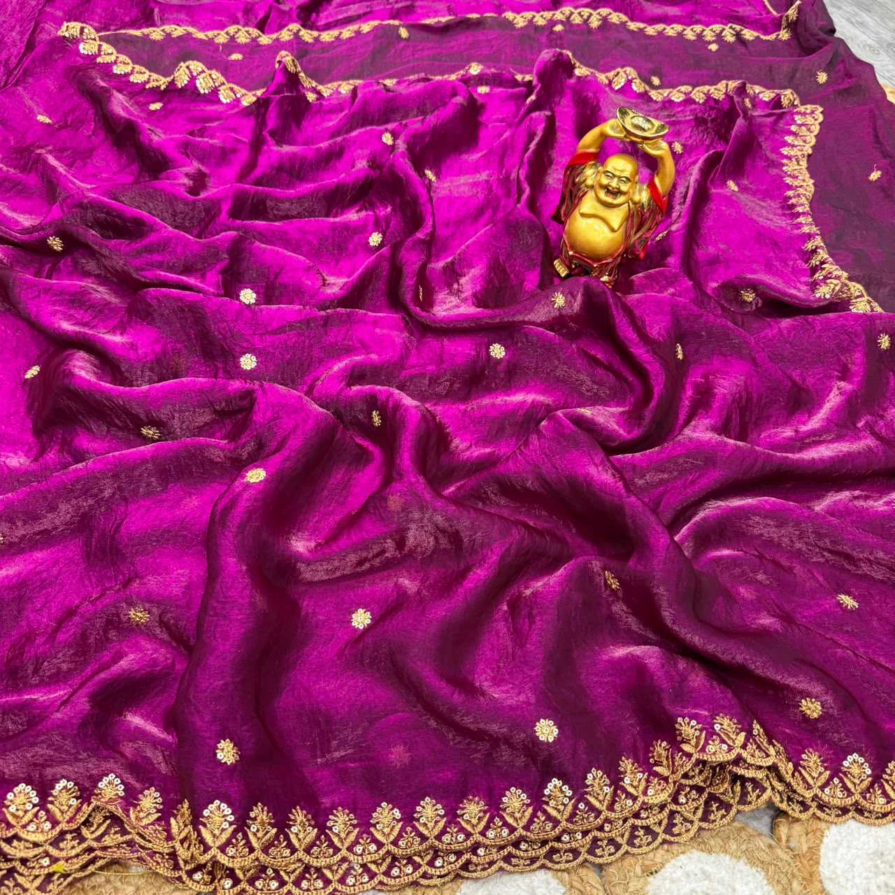 Satin Designer Saree