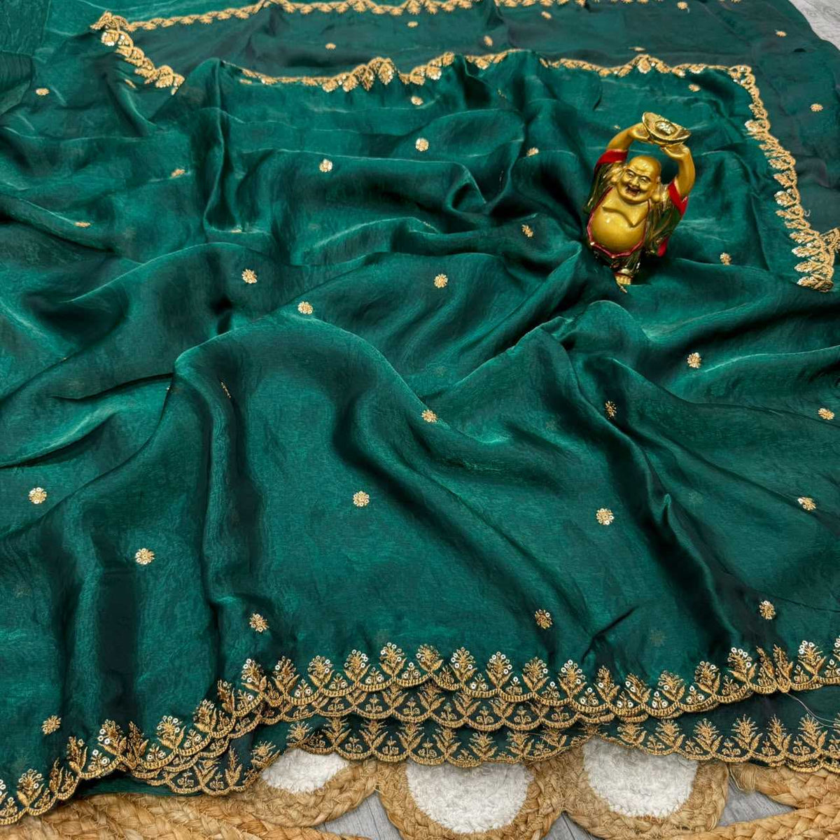 Satin Designer Saree
