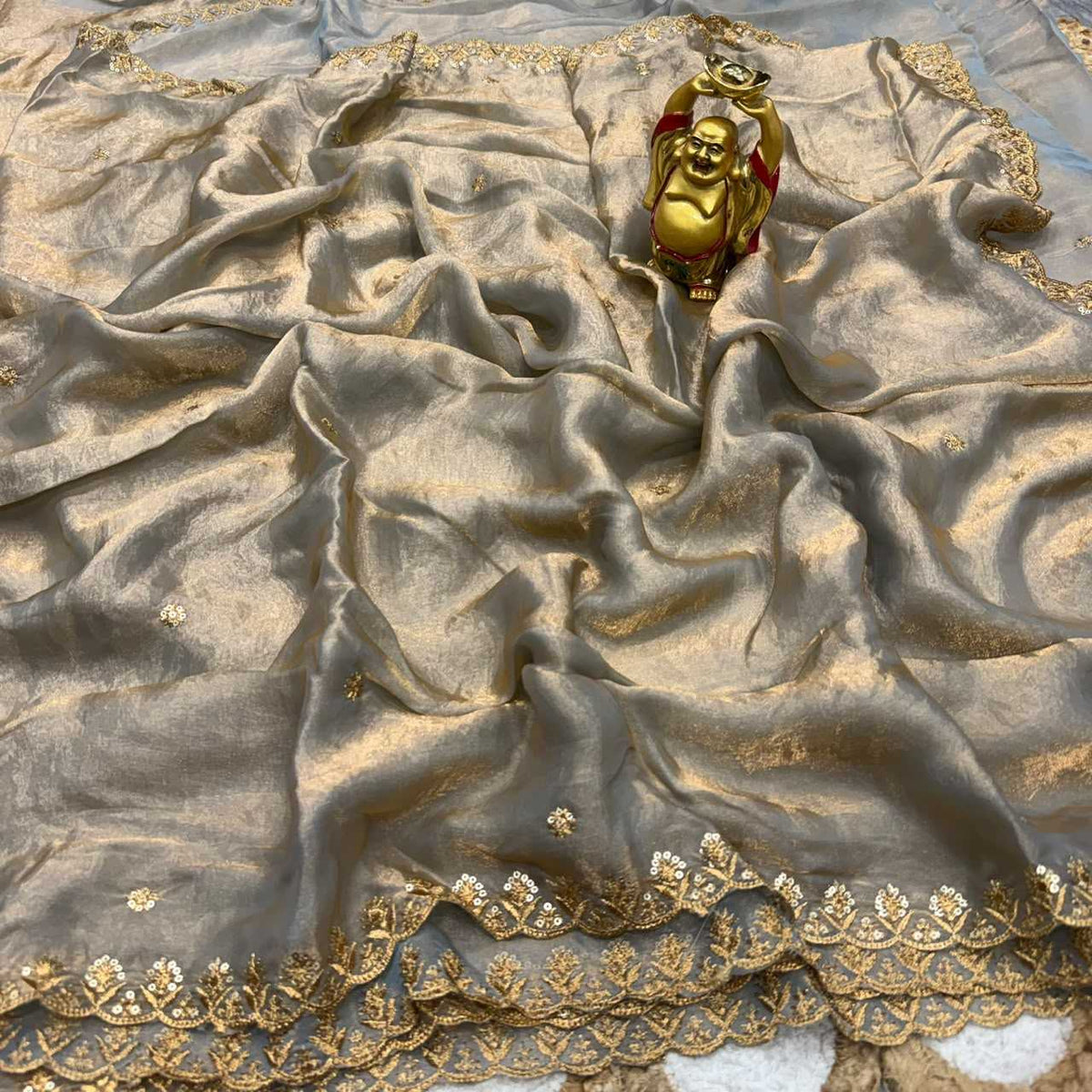 Satin Designer Saree