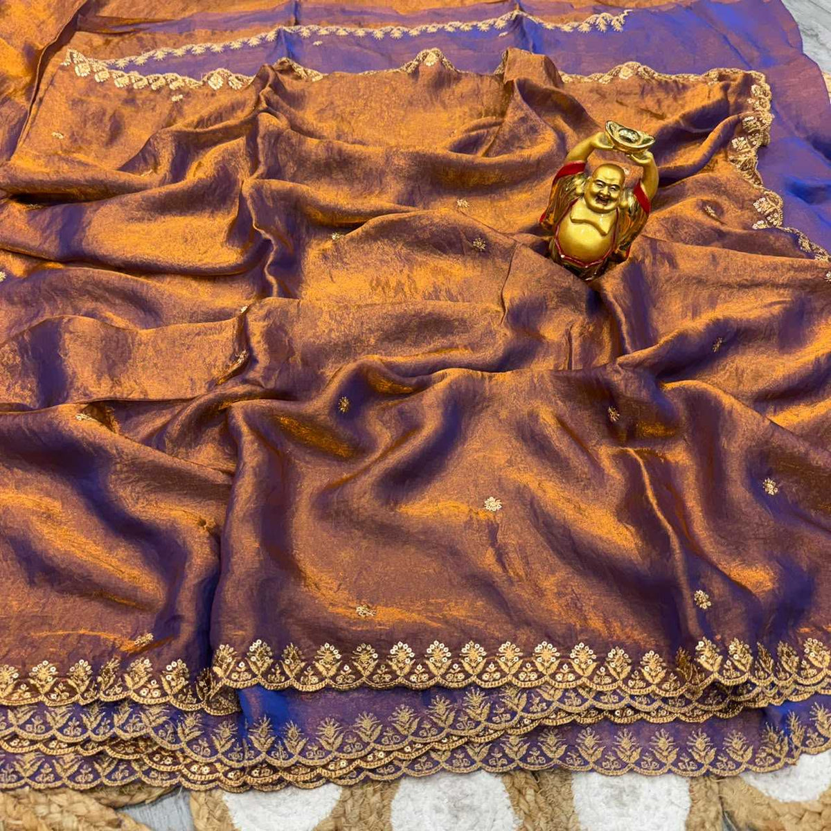 Satin Designer Saree