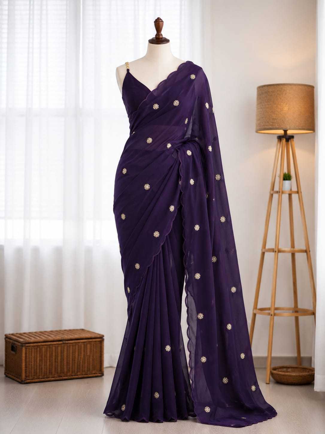 Party Wear Silk Saree