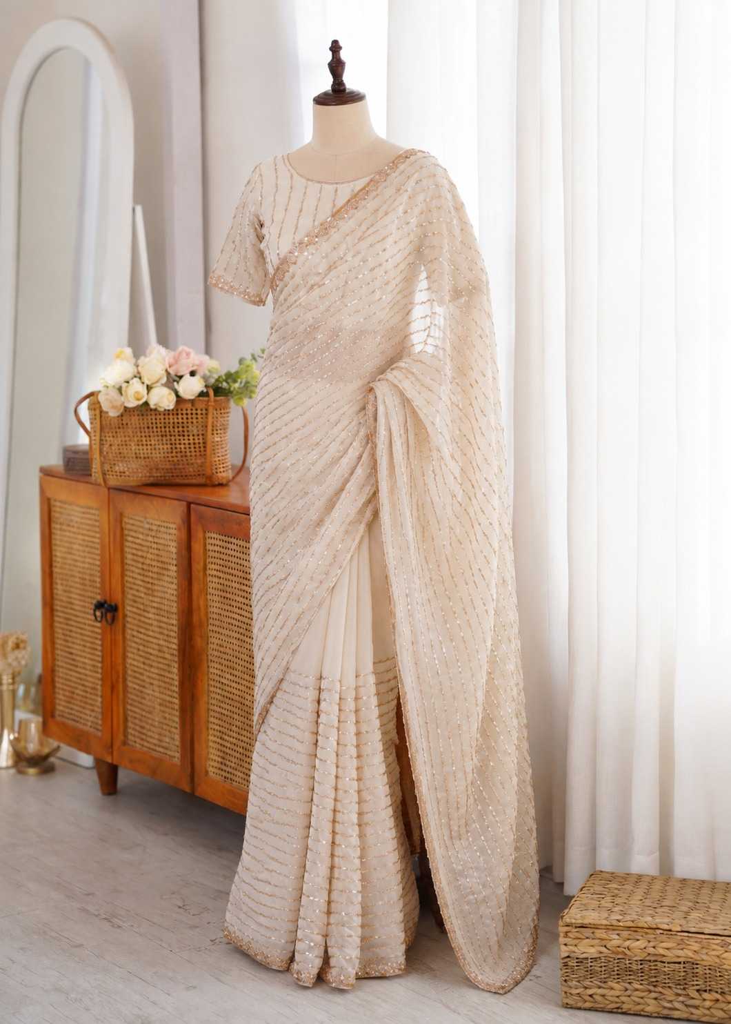Space Silk Party Wear Saree
