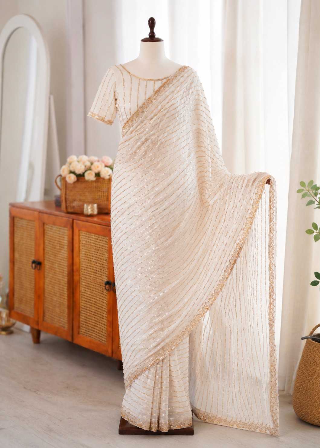 Space Silk Party Wear Saree