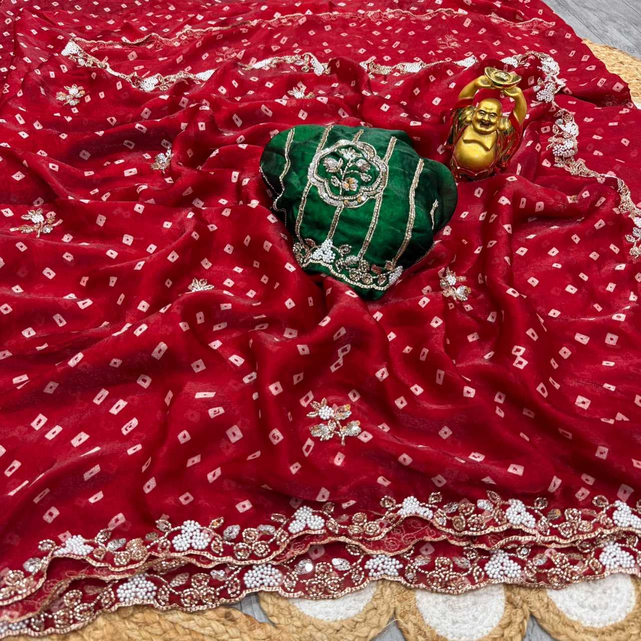Satin Designer Saree